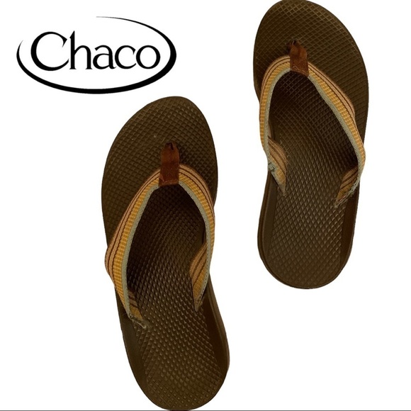 Chaco Brown and Tan Sandals - Picture 1 of 8